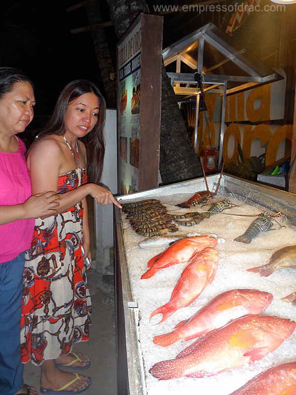 Seafoods Stand - Boracay Island 2013